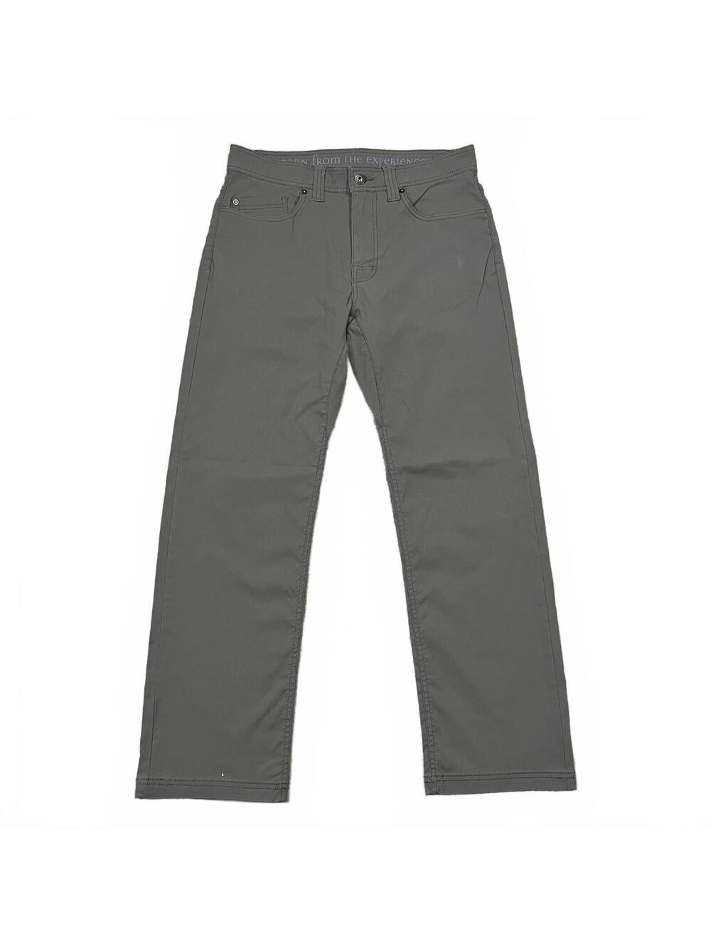 Prana Mens Brion Stretch Pants Brown Khaki Pants 32x30